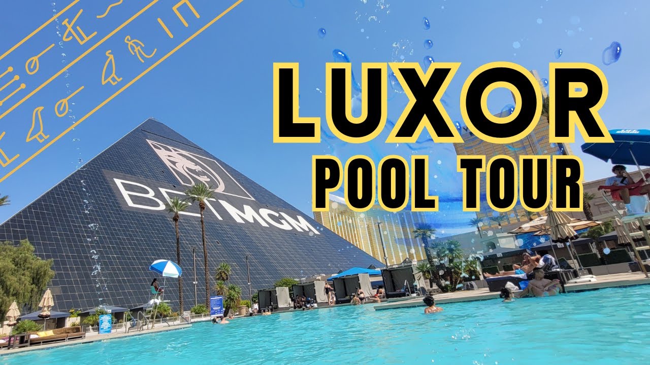 Luxor Las Vegas Pool Tour 🏊‍♂️