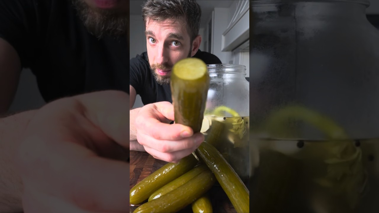 Viral Fermented Pickles Without Vinegar 🥒