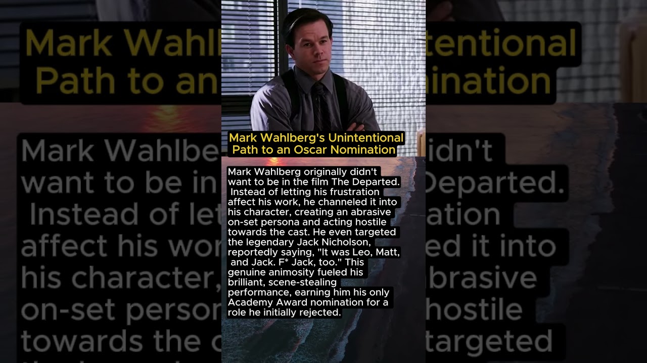 Mark Wahlberg's Unexpected Journey to an Oscar Nomination