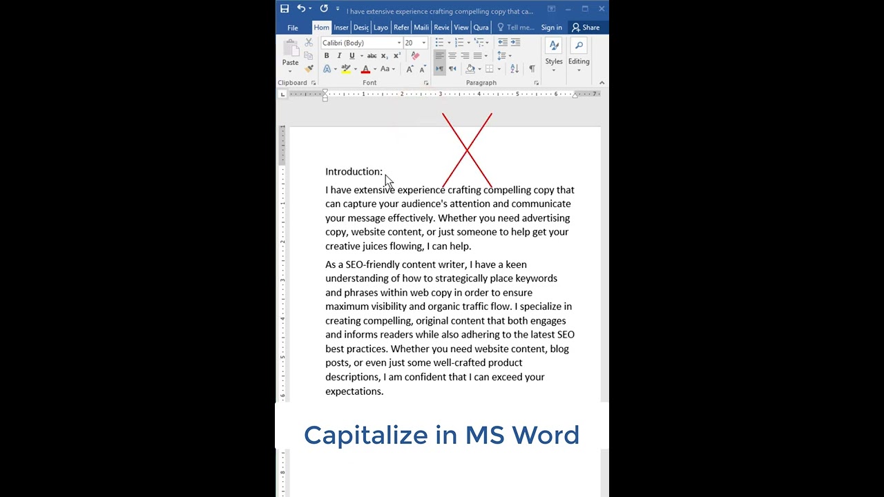 How to Capitalize Words in Microsoft Word ✍️