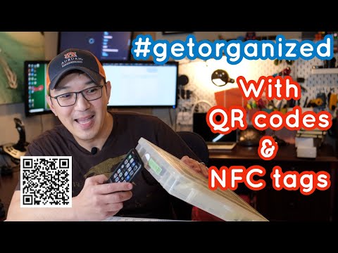 Create QR code / NFC tags for organizing and storage #getorganized