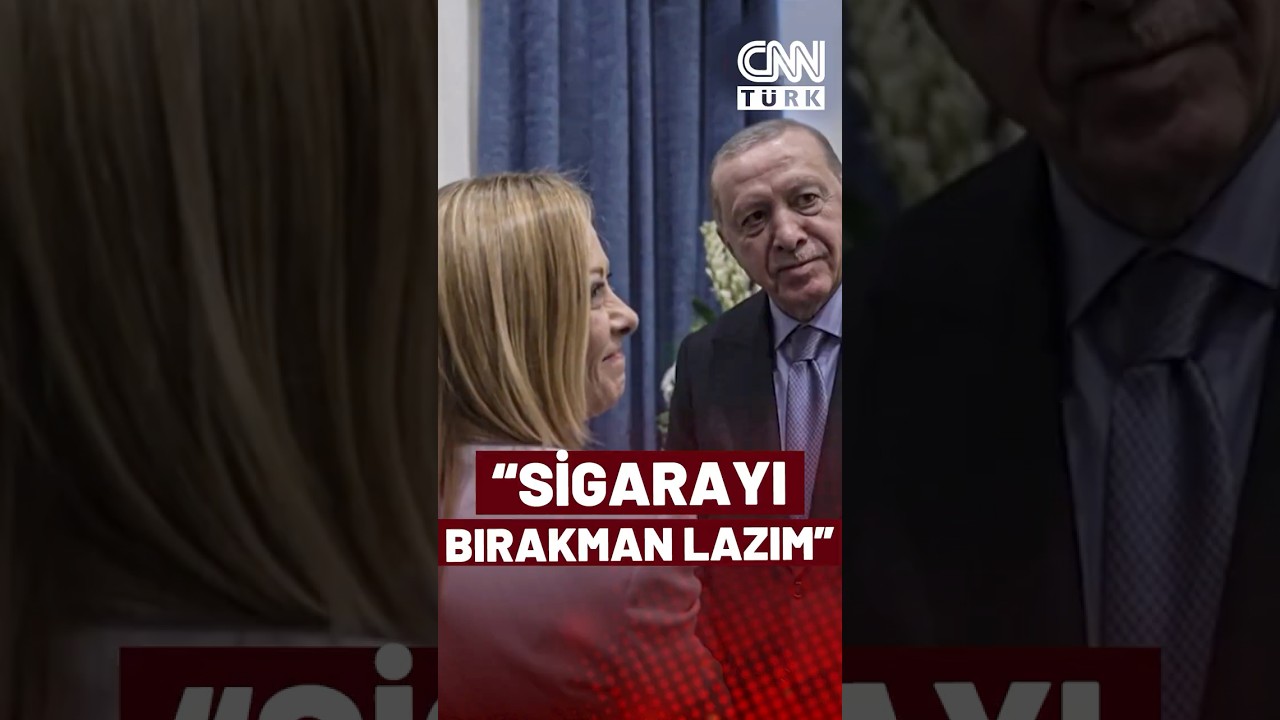 Erdoğan, Meloni'ye Sigarayı Bıraktırmaya Çalıştı! 🚭