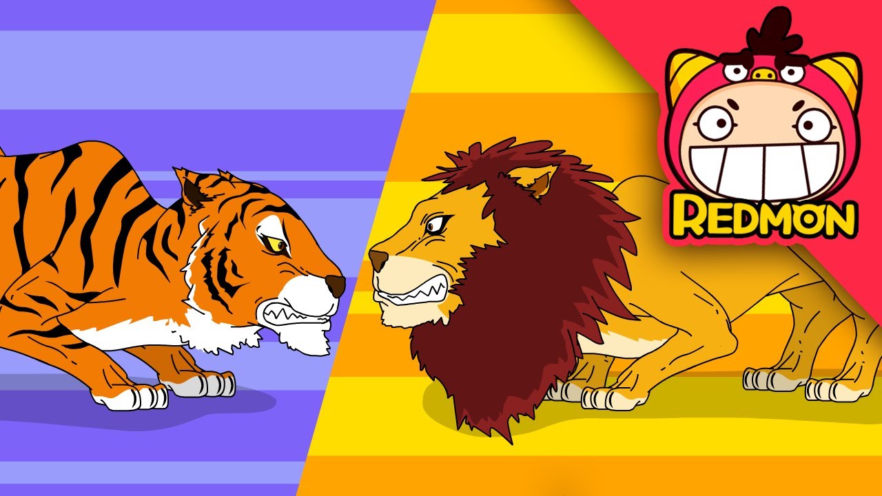 Animal Battle Song | Nursery Rhymes by REDMON