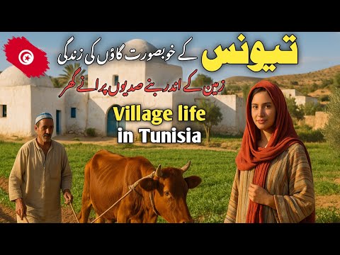 Tunisia 🇹🇳 village life Documentary in Urdu and hindi || تیونس کے گاؤں کی زندگی