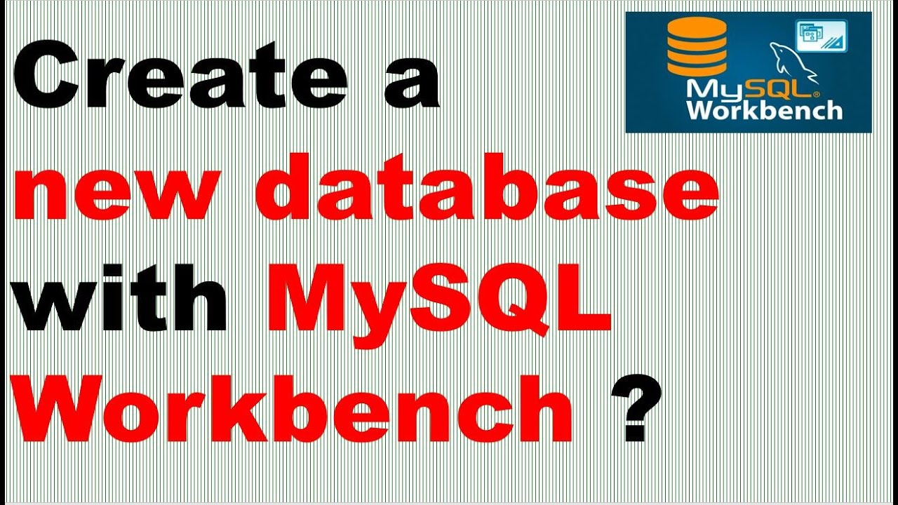Create a new database with MySQL Workbench ? | Create a Database using MySQL Workbench