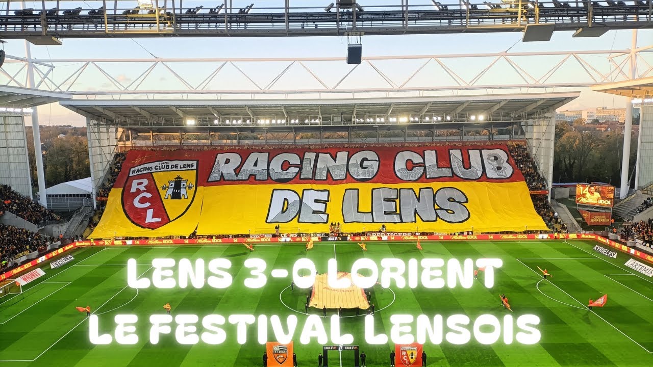 LENS 3-0 LORIENT : Ambiance au Stade 🏟️