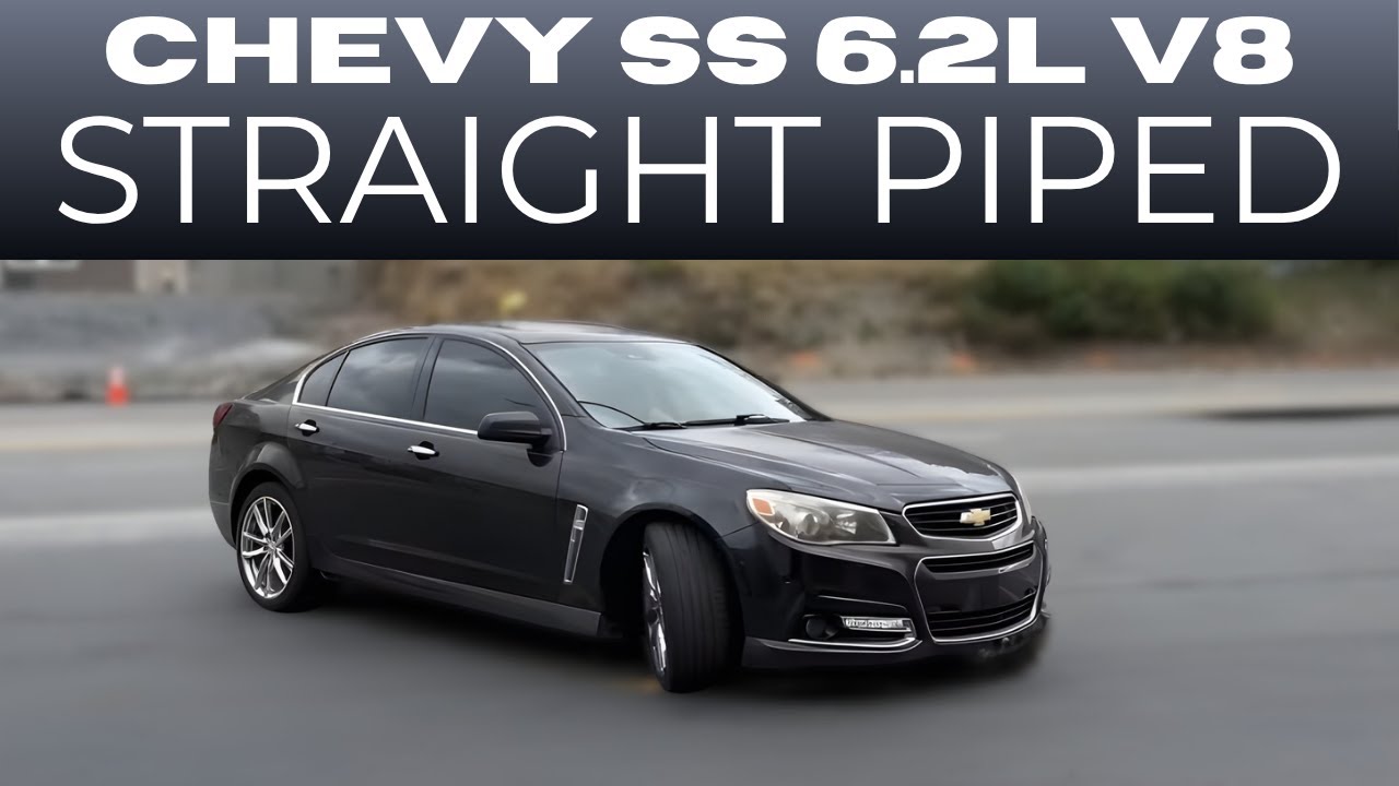 2014 Chevy SS 6.2L V8 with Straight Pipes 🔧