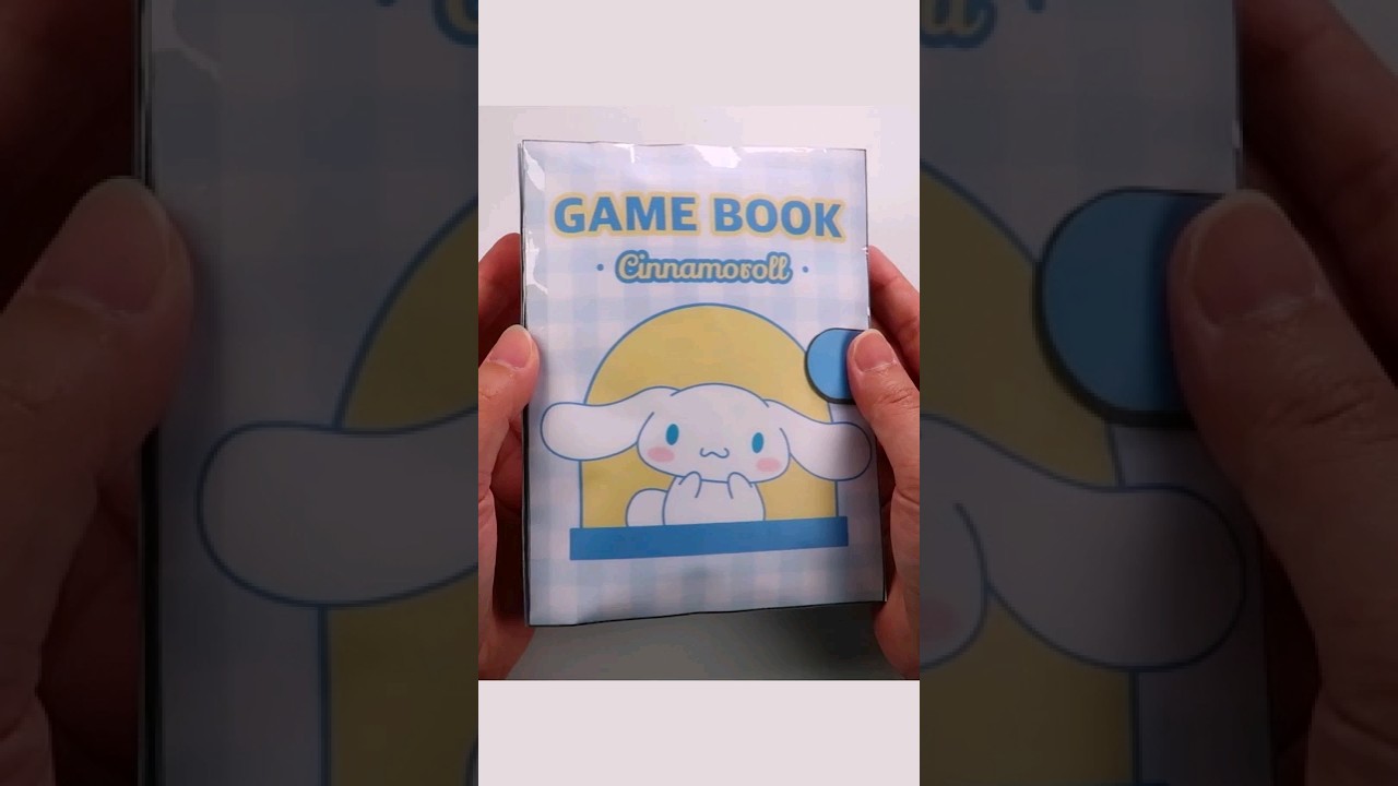 Sanrio Cinnamoroll Game Book & Squishy DIY πΎ