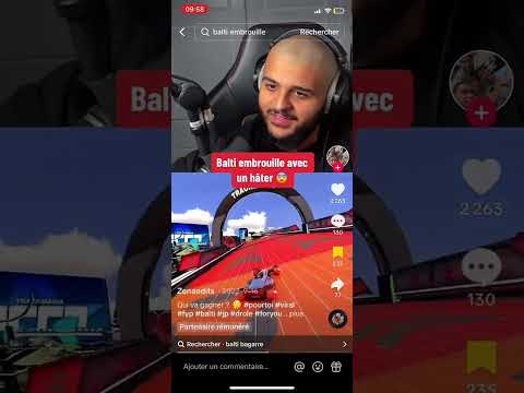 😱GROSSE EMBROUILLE ENTRE BALTI ET UN HATER