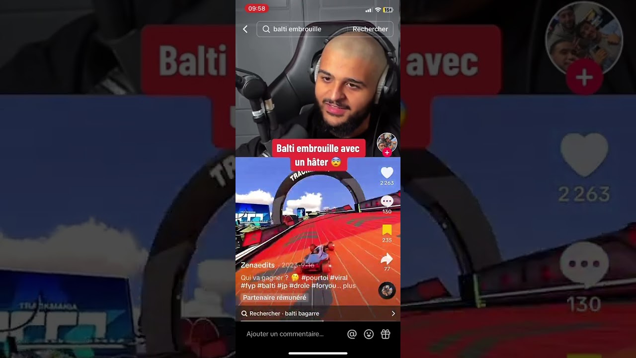 Grosse Embrouille entre Balti et un Hater