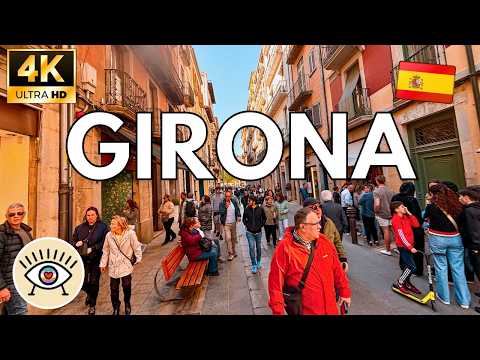 GIRONA, España Walking Tour 4K | 2000 años de historia en un PASEO por Cataluña que AMARÁS ❤️