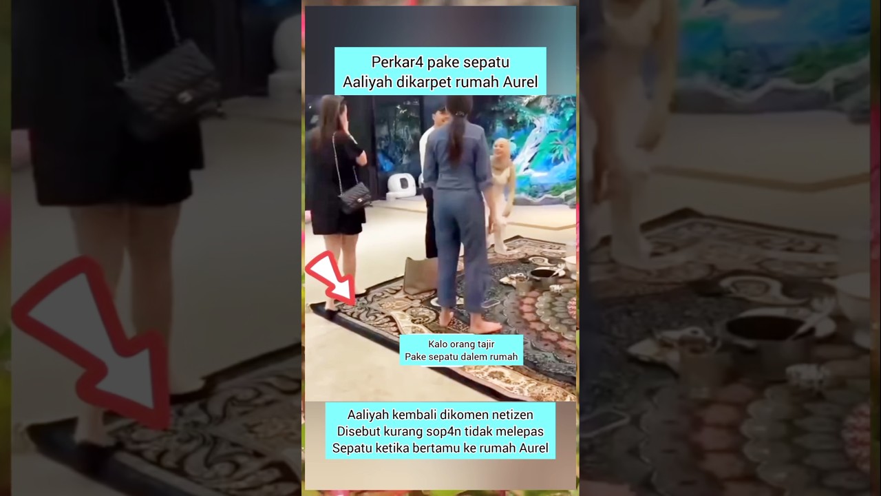 Aaliyah T4k SOP4N Saat di Rumah Aurel 😮