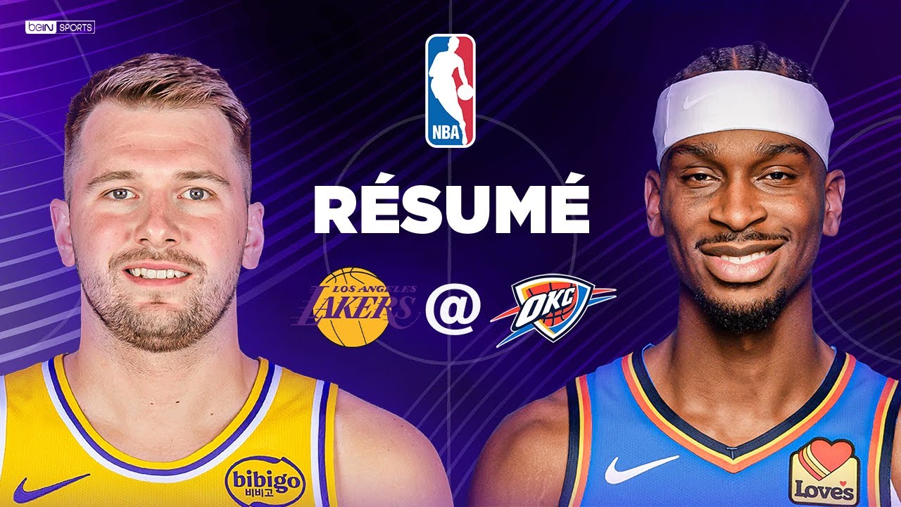 Lakers vs Thunder : Duel Épique entre Doncic et SGA 🔥