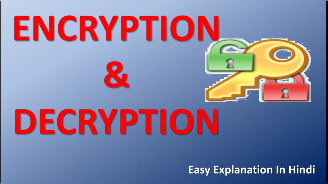 Understanding Encryption & Decryption in Hindi | Essential Cryptography & Network Security Tips 🔐