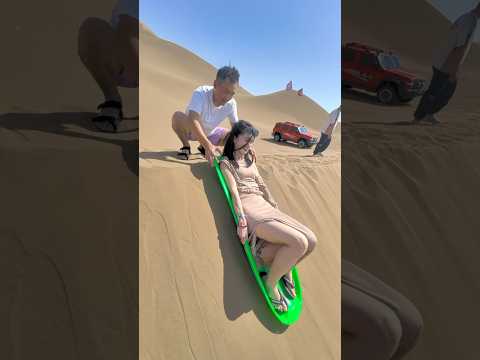 🍋#3457🧚‍♀️Xinjiang Desert Tour🧚🧚‍♀️🧚‍♂️Fun in the desert #desert #xinjiang #travel #shorts