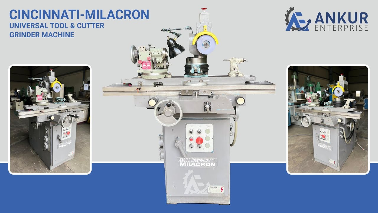Cincinnati-Milacron Universal Tool & Cutter Grinder (USA) - 950x155mm Table