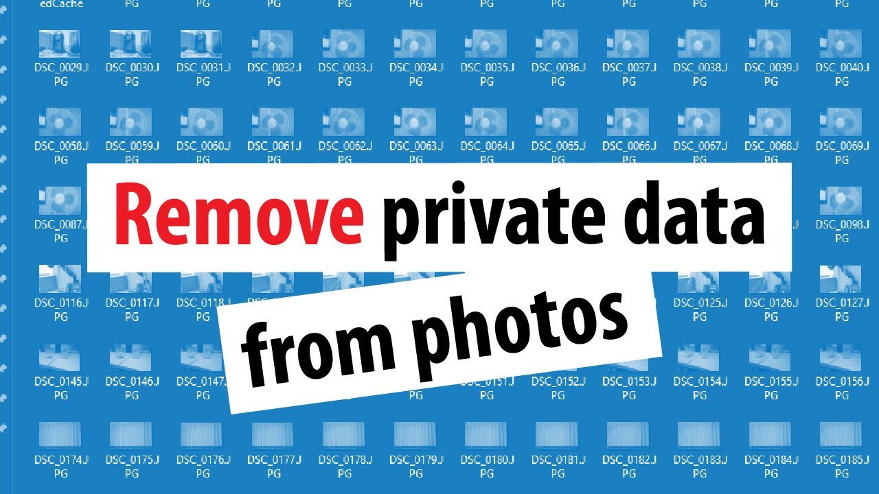 How to Remove Private Data from Photos with ExifTool πΈ