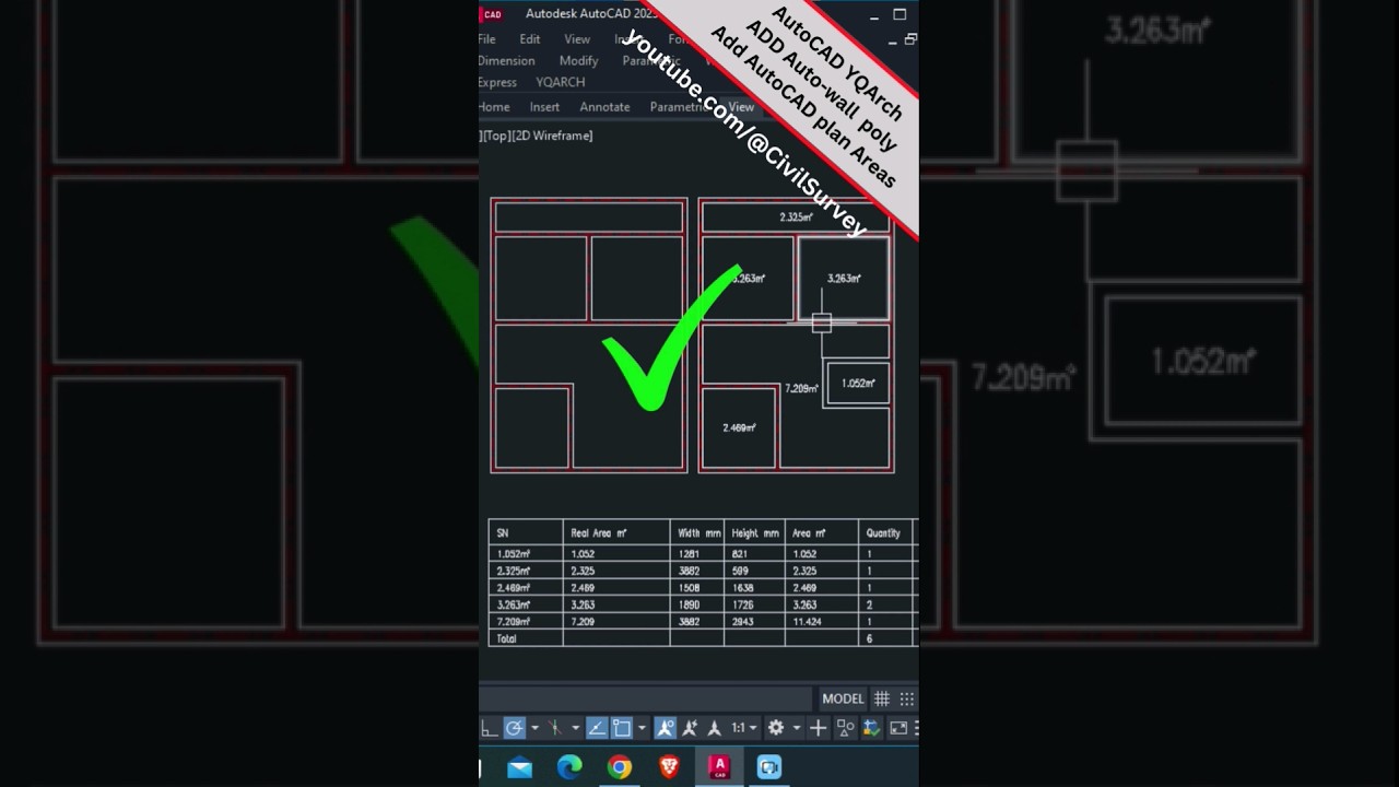 Streamline Your Architectural Drawings with YQArch Auto Wall & Plan Area Plugin ποΈ