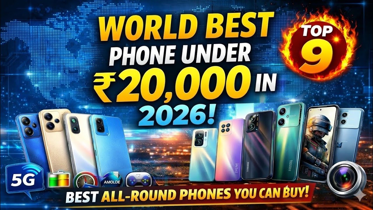 Top 5G Phones Under ₹20,000 in 2026 📱