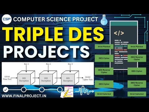 Triple DES project || Image security by Triple DES || Final Year projects || Cryptography Project
