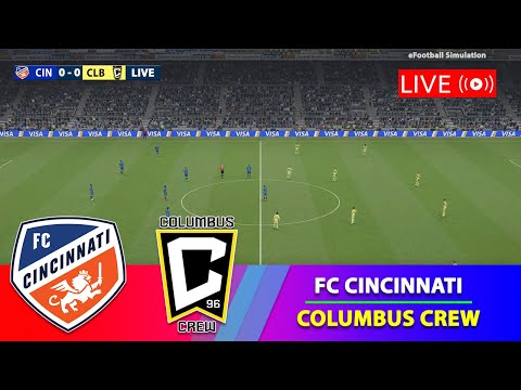 FC Cincinnati vs Columbus Crew | MLS 2025 | eFootball PES 21 Simulation