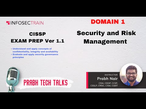 CISSP Domain 1.1: Security & Risk Management 📋