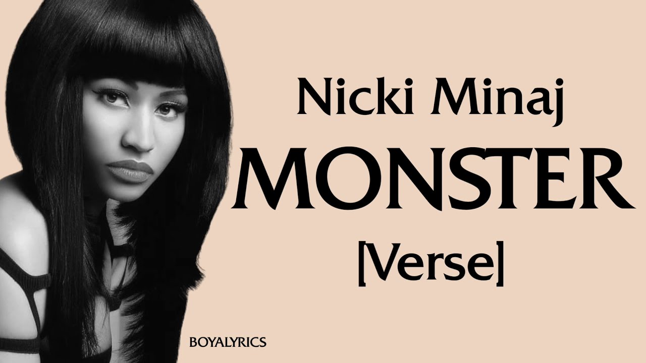 Nicki Minaj - MONSTER Lyrics & Verse 🎤