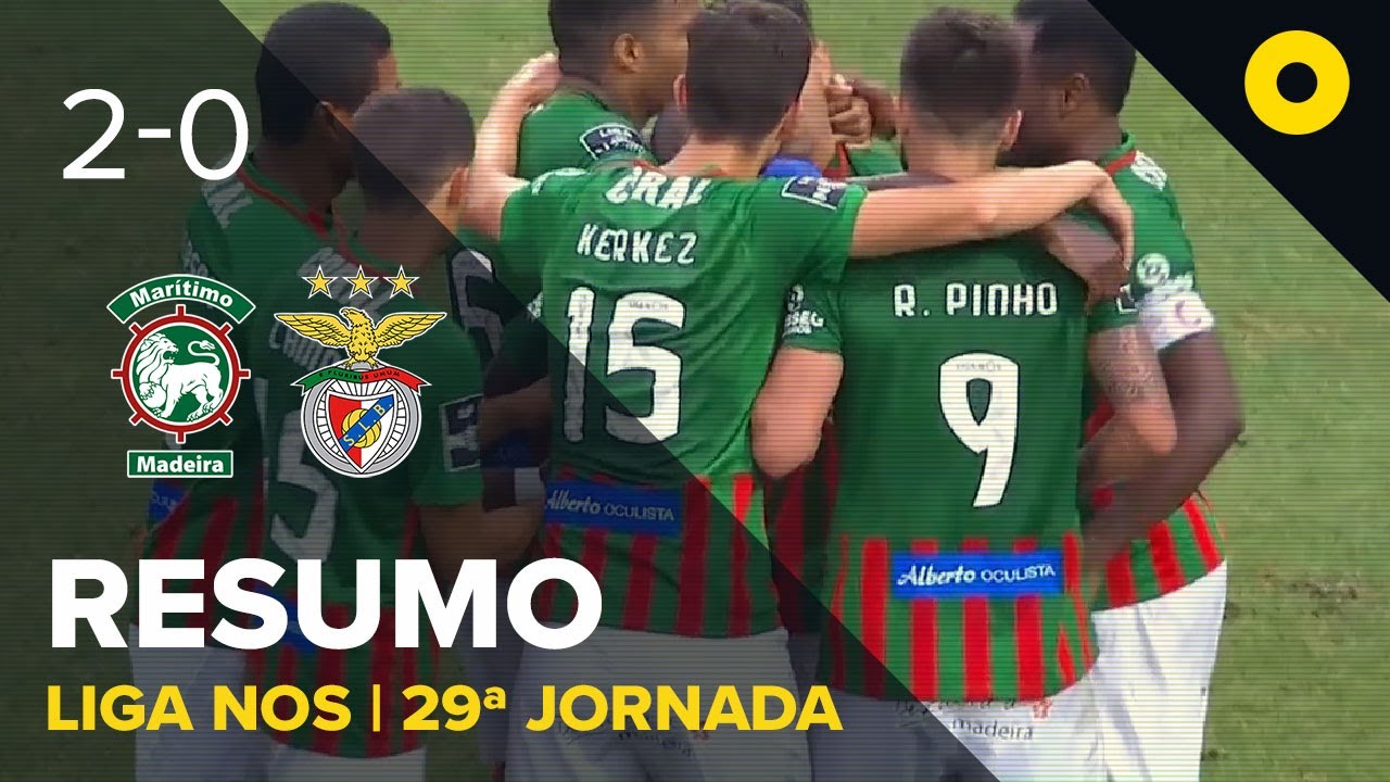 Marítimo Secures 2-0 Victory Over Benfica | Match Highlights ⚽