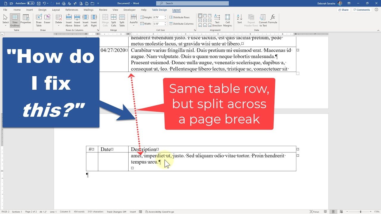 My 7 7 Essential Microsoft Word Table Tricks 📊