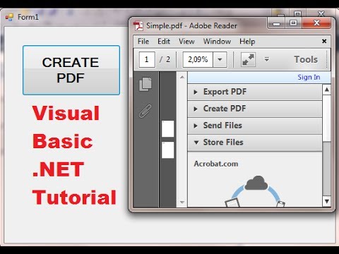 VB.NET Tutorial 47: Create PDFs with iTextSharp 📄