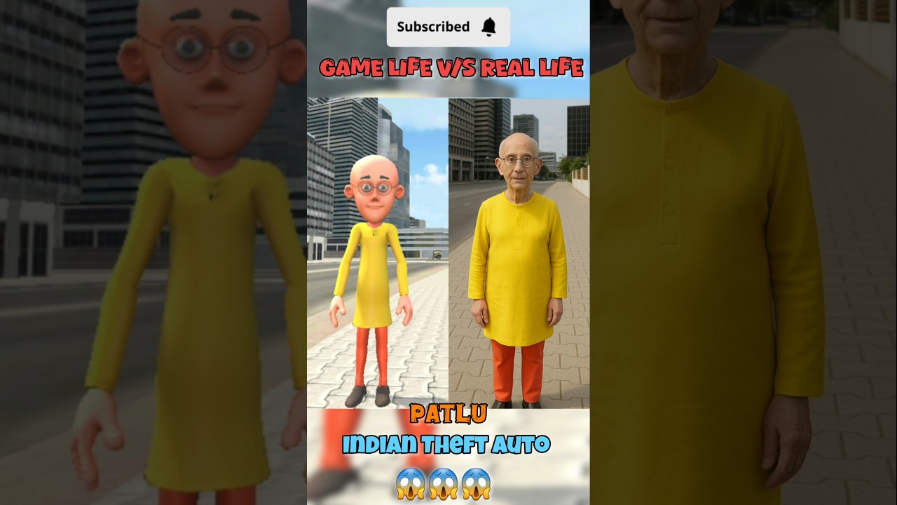 Game Life vs Real Life: Indian GTA 🚗