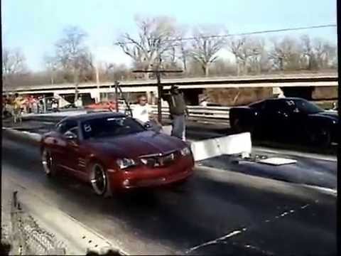 Chrysler Crossfire Limited Smokes Corvette C6 🏁