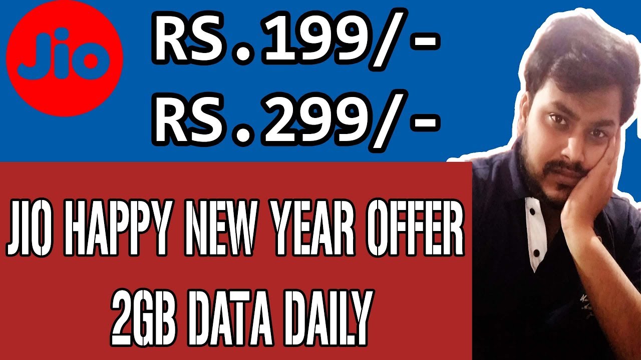 Reliance JIO New Year 2018 4G Data Plans 🎉