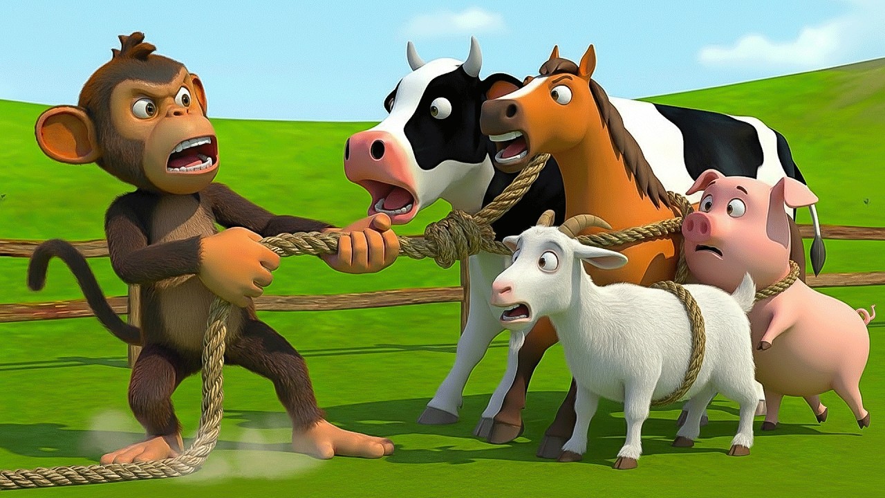 Monkey Escapes Jail & Steals Farm! 🐒