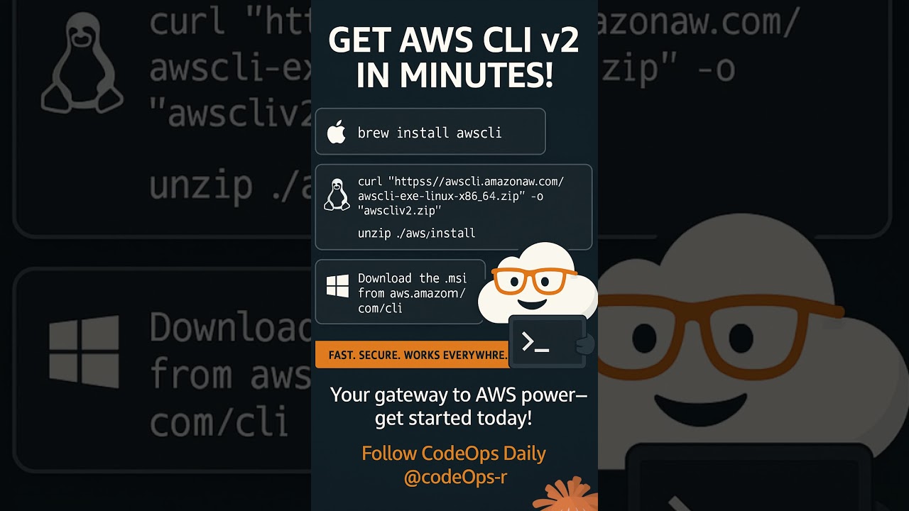 Easily Download & Install AWS CLI on Mac, Linux, or Windows 🚀