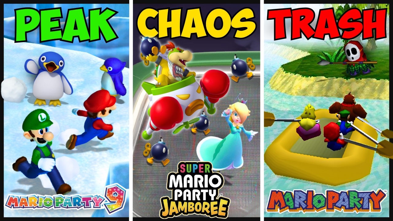 Ranking Every Mario Party's BEST and WORST Minigame!