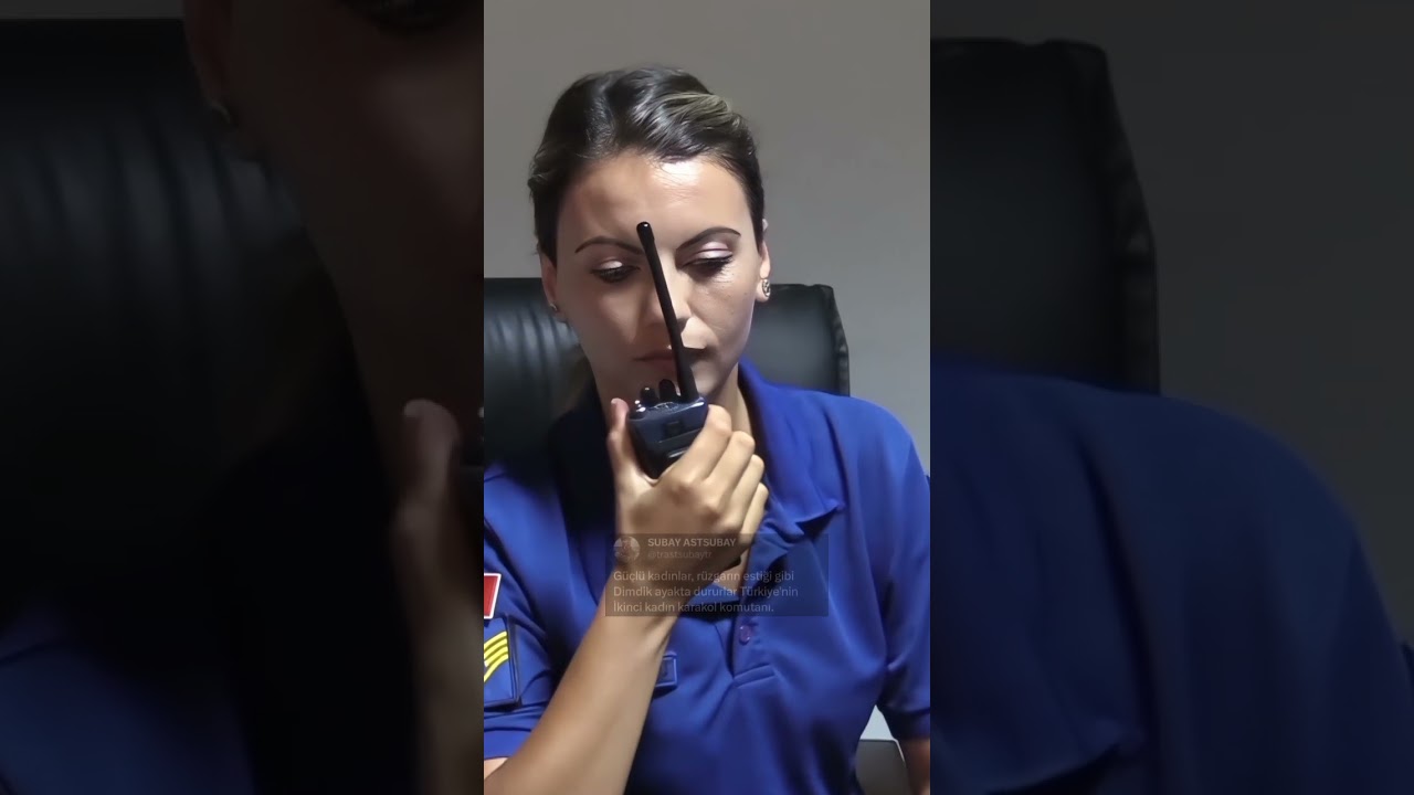 Türkiye'nin İkinci Kadın Karakol Komutanı 🚓