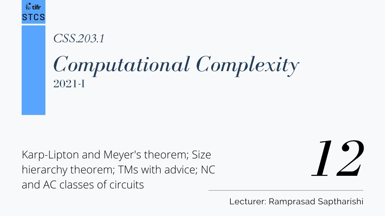 Understanding Computational Complexity: Karp-Lipton, Meyer's Theorem & Circuit Classes π