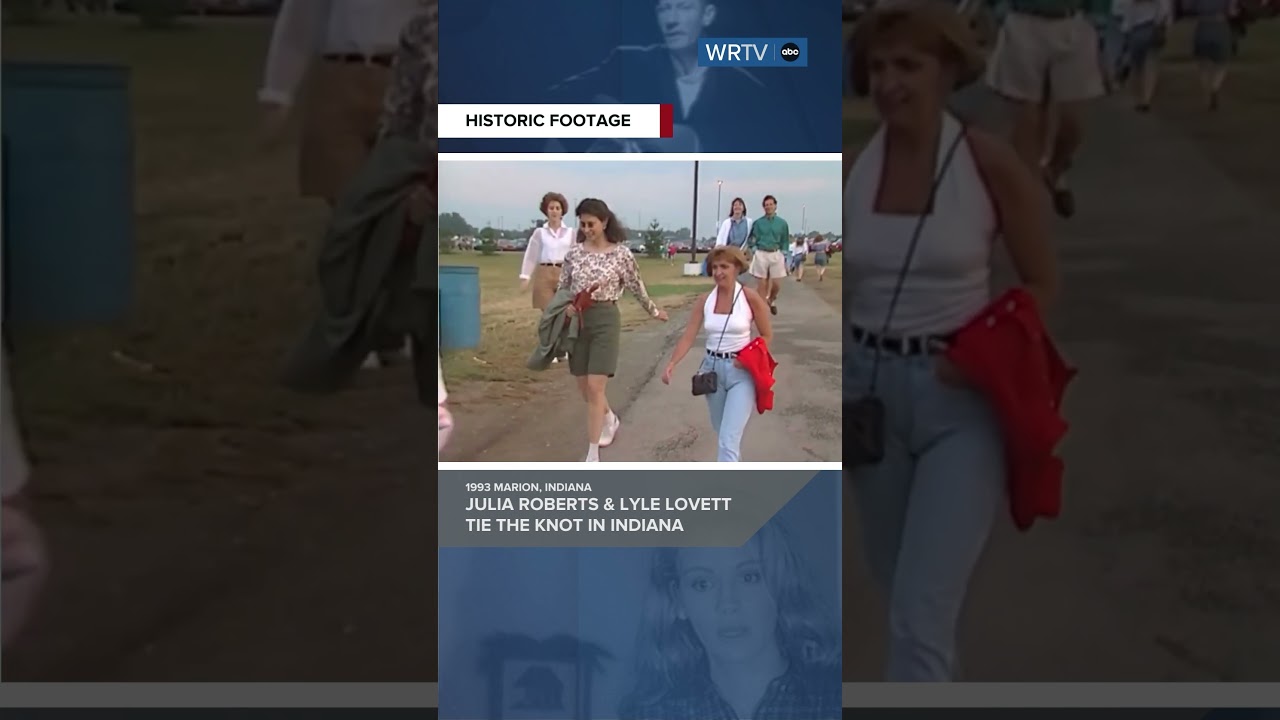 Julia Roberts & Lyle Lovett Marry in Indiana (1983) 💍