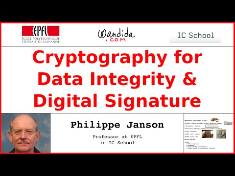 Cryptography for Data Integrity & Digital Signature | Philippe Janson