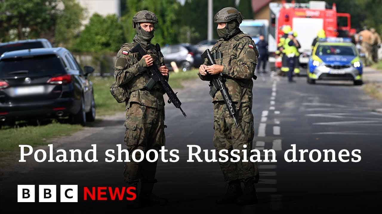 Poland Downs 4 Russian Drones After Airspace Breach 🚁