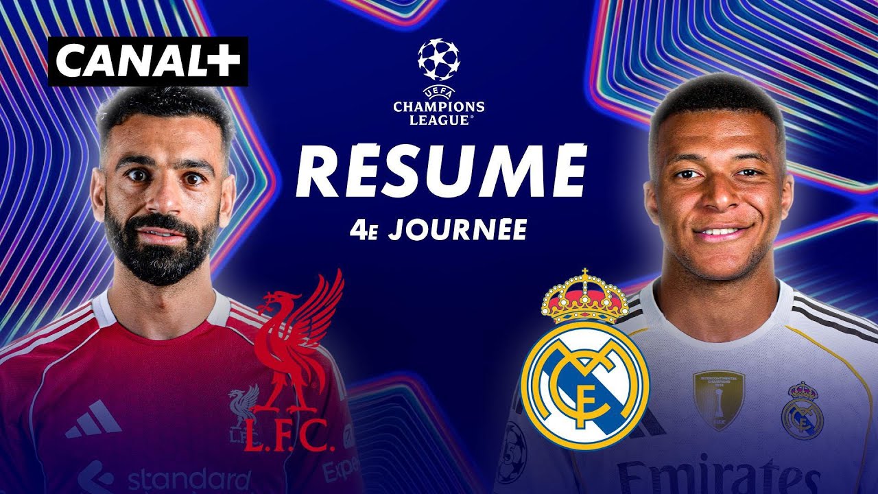 Résumé Liverpool / Real Madrid - Ligue des champions 2025/26 (J4)