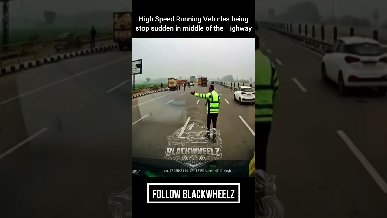 RTO & Traffic Police Stop Moving Vehicles Suddenly 🚗