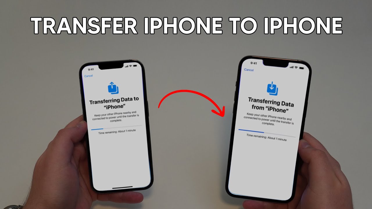 Transfer All Data from Old to New iPhone 📱