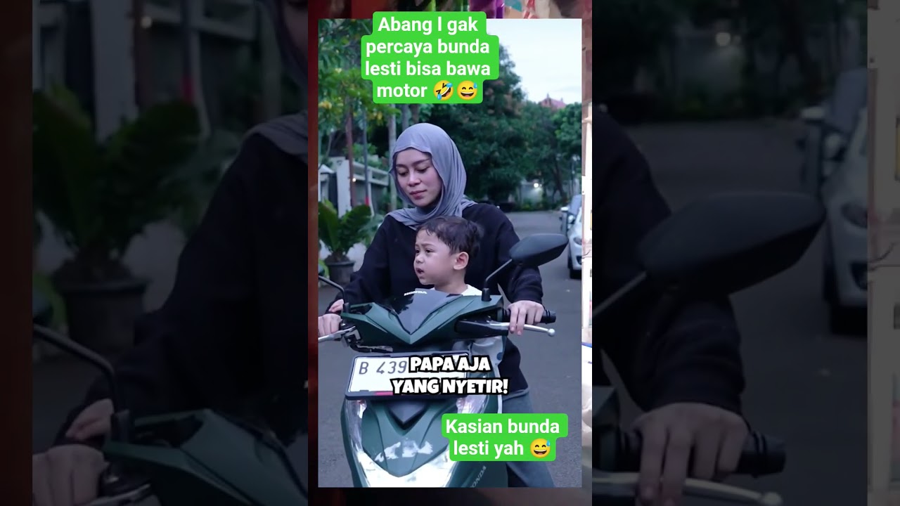 Abang Gak Percaya Bunda Lesti Bawa Motor π