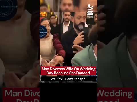 Man divorces wife on wedding day because she Danced #feminismsocial #feminism #shorts