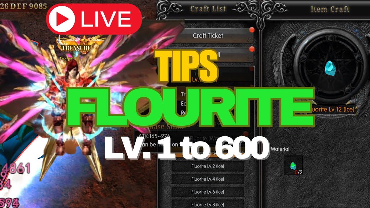 MU Monarch Sea Tips & Flourite Reveal π