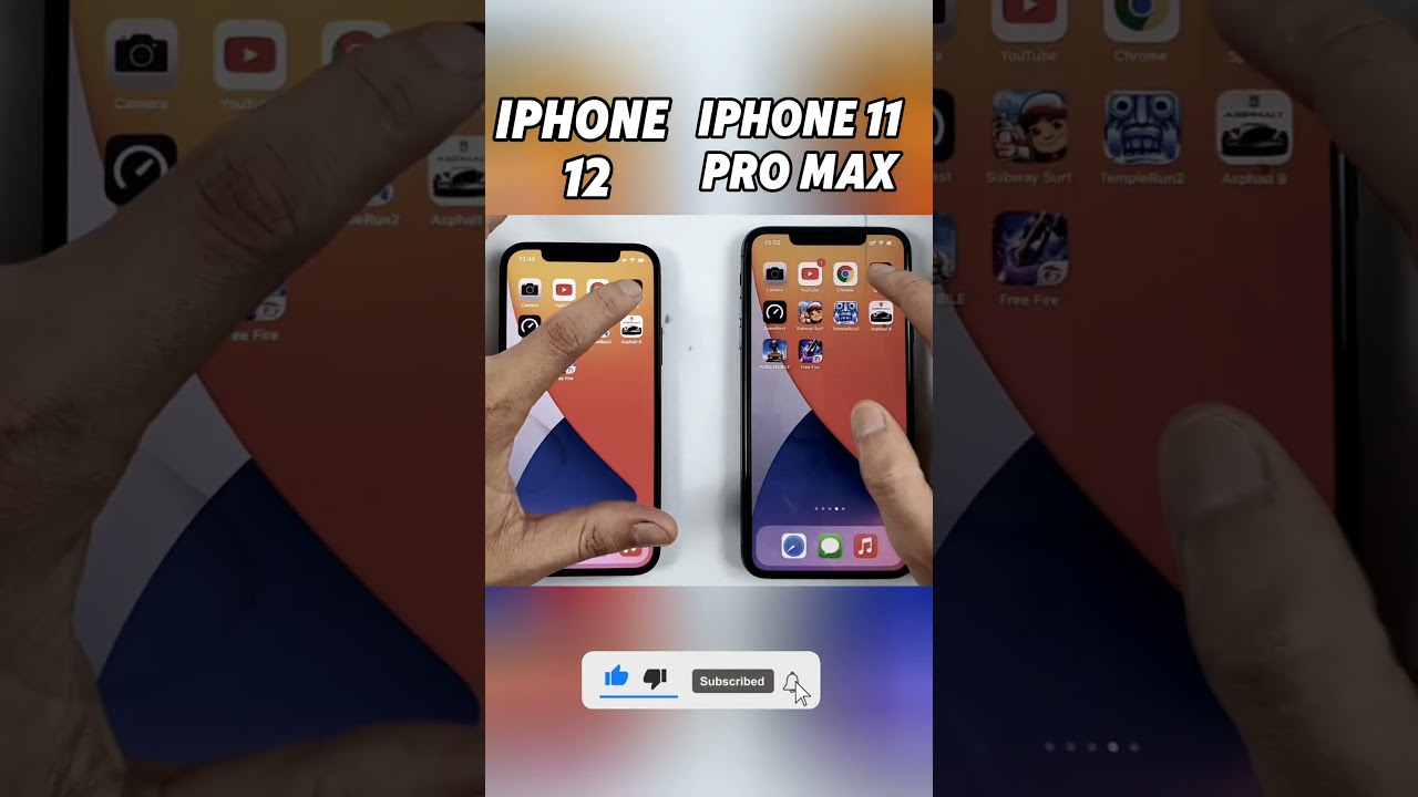 iPhone 12 vs iPhone 11 Pro Max Speed Test Comparison