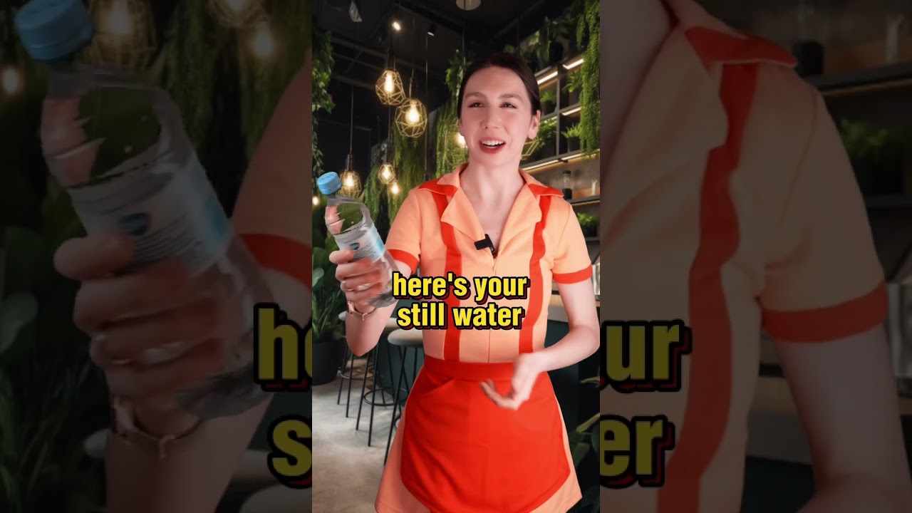Master Restaurant English: How to Order Water & More π₯€