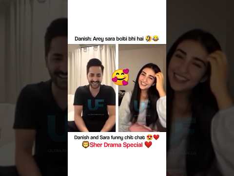 Adorable Live Moments of Danish Taimoor & Sarah Khan | Behind-the-Scenes of Sher Drama Episodes 5-8 🎬